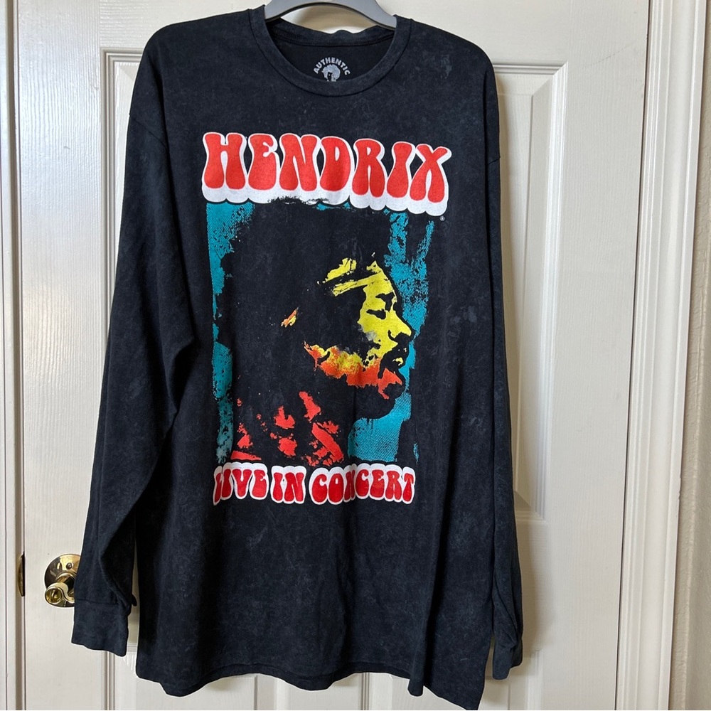 Authentic Hendrix Live in Concert Tour Long Sleeve Shirt size 2XL
